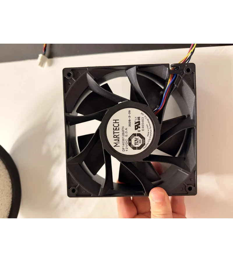 Вентилятор Martech 140 мм 12 В 5 А для Antminer S21+ / S21 Pro / S21 Pro+ (DF1403812B2FN/2×2P)