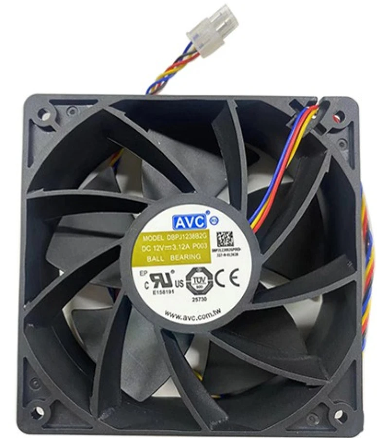 Вентилятор AVC 12 В 3.12 А (DBPJ1238B2G/2×2P)