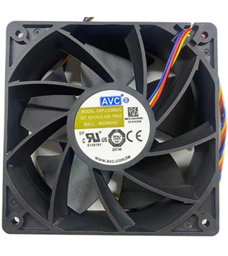 Вентилятор AVC 12 В 3.12 А (DBPJ1238B2G/4P)