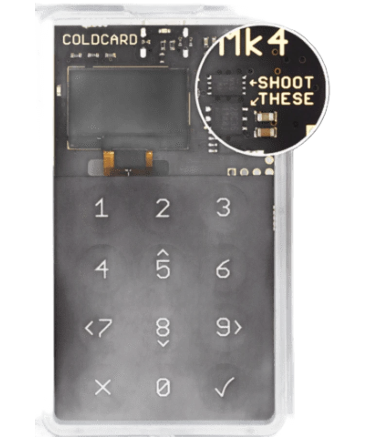 Криптогаманець Coinkite Coldcard MK4 (01901)