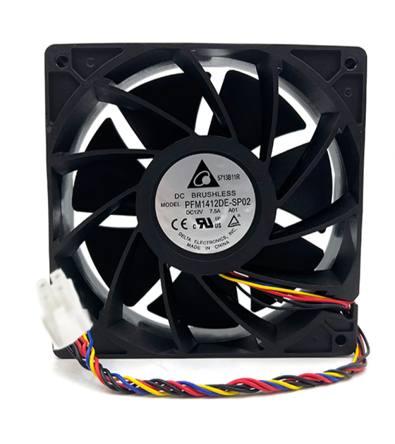 Вентилятор Delta 12 В 7.5 A (PFM1412DE-SP02/2×2P)