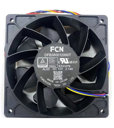 Вентилятор FCN 12 В 3.14 А (DFB380012000T/2×2P)