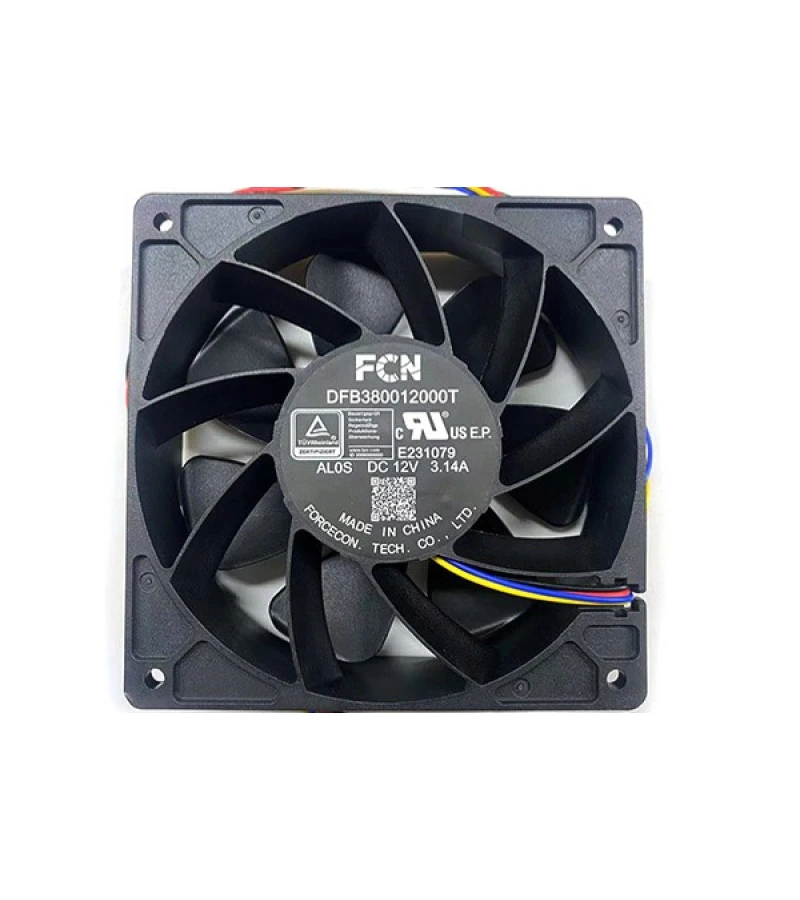 Вентилятор FCN 12 В 3.14 А (DFB380012000T/2×2P)
