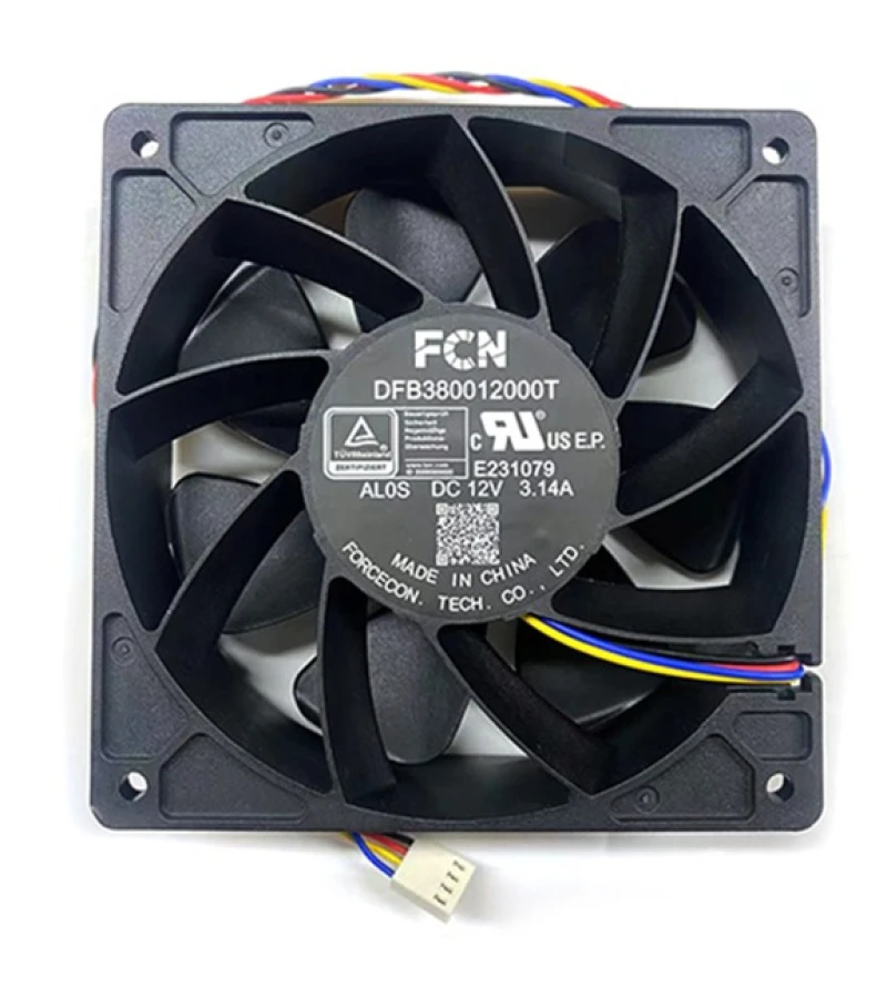 Вентилятор FCN 12 В 3.14 А (DFB380012000T/4P)