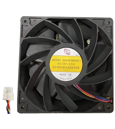 Вентилятор MicroBT 12 В 4.5 А (GH14038BZW-1/2×2P)