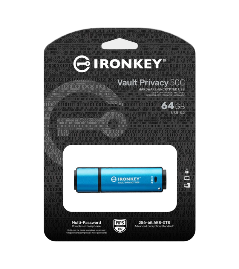 Криптогаманець Kingston Vault Privacy 50 64 GB (07004)
