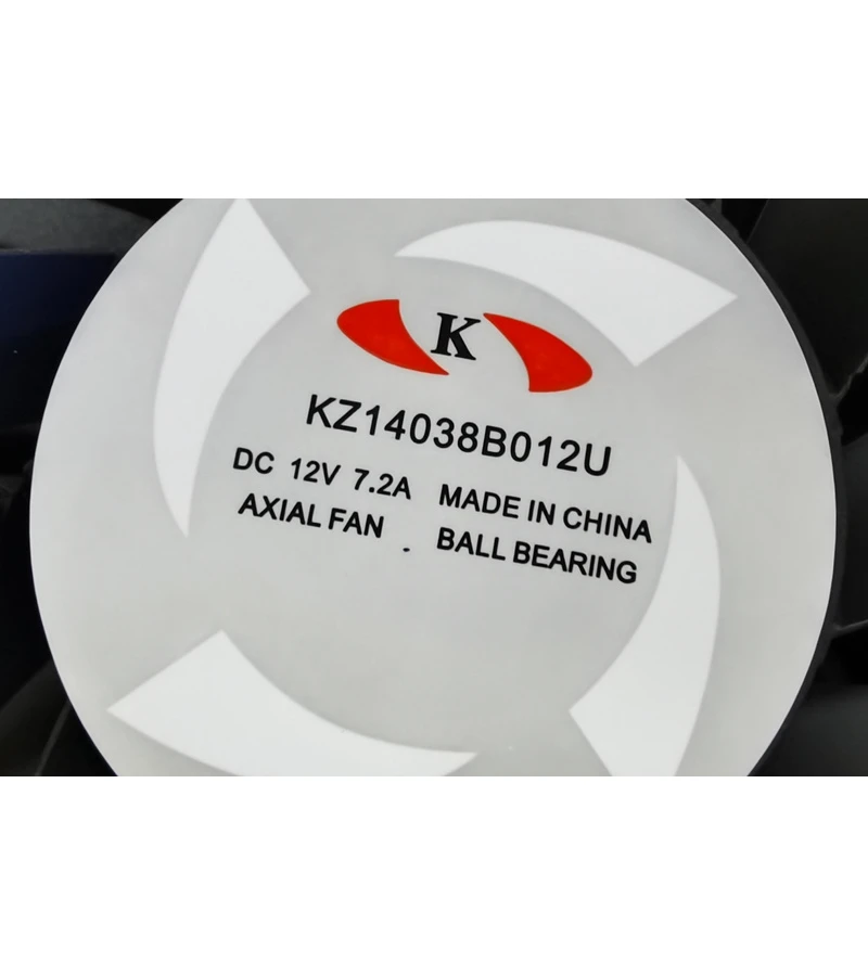 Вентилятор KZ 12 В 7.2 A (KZ14038B012U/6P)