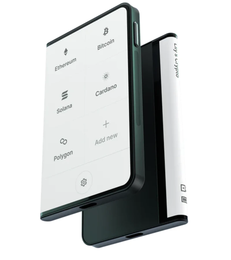Криптогаманець Ledger Stax Black (02000)