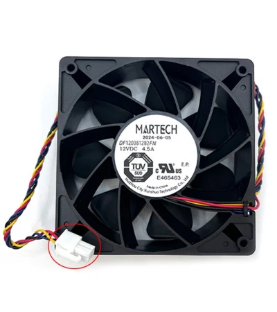 Вентилятор Martech 12 В 4.5 А (DF1203812B2FN/2×2P)