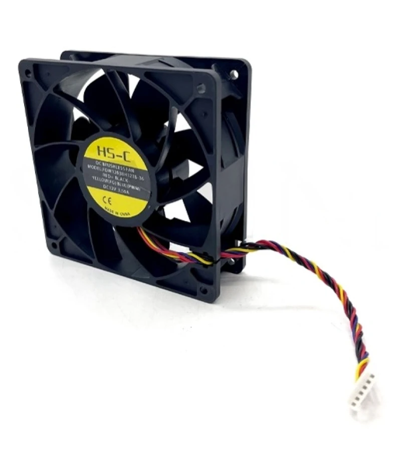 Вентилятор MicroBT FDW12038H12TB 12 В 3.5 A (FDW12038H12TB-36/6P)