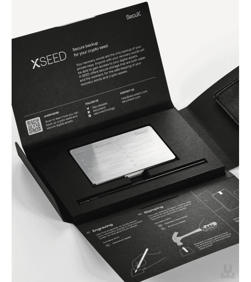 Мнемонічний планшет SecuX Xseed (01154)