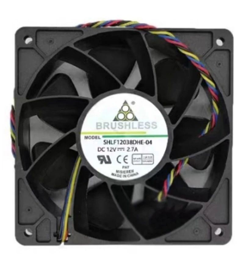 Вентилятор SHLF 12 В 2.7 А (SHLF12038DHE-04/2×2P)