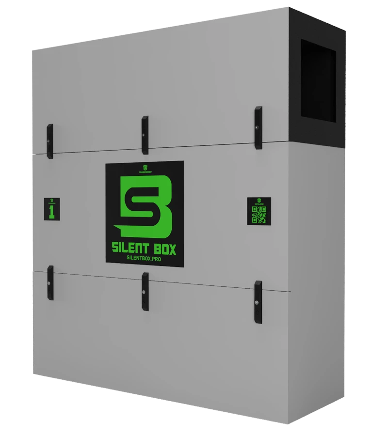 Шумобокс SILENT-BOX Super Silent 1 Gray (1 асік)