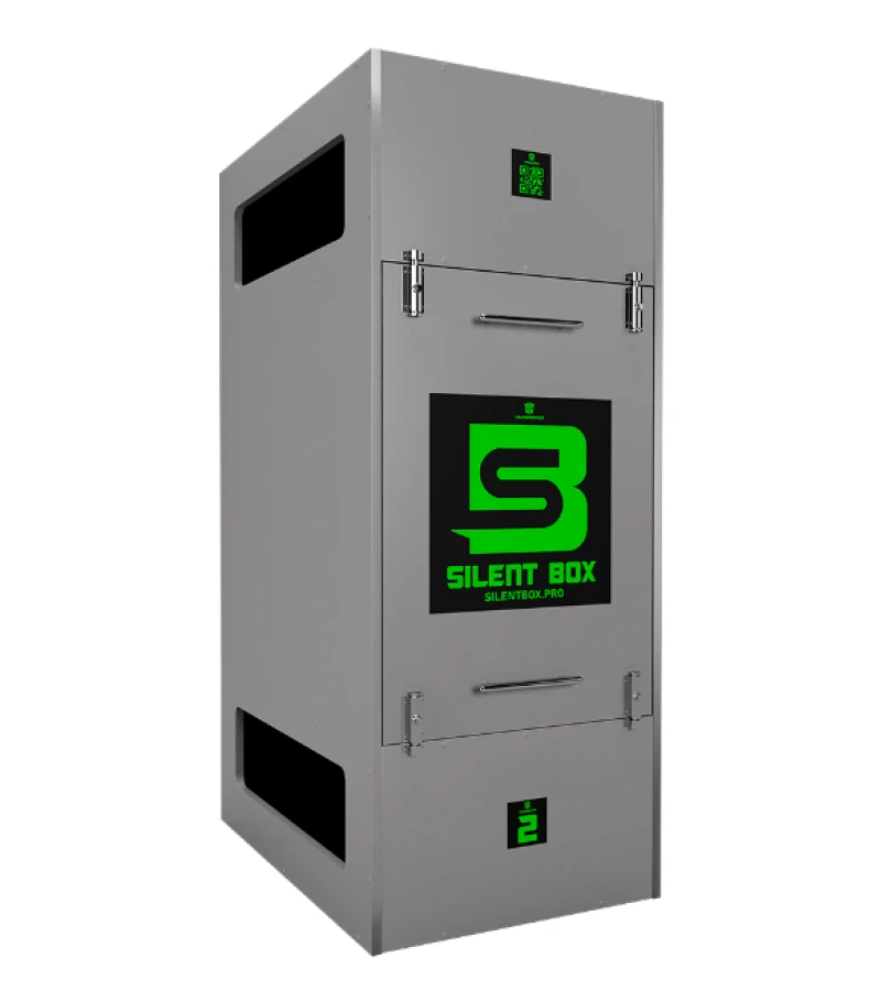 Шумобокс SILENT-BOX Transformer 2 Gray Vertical (2 асік)