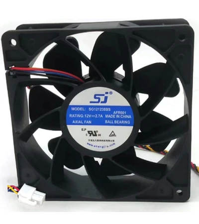 Вентилятор Sj 12 В 2.7 А (SG121238BS/2×2P)