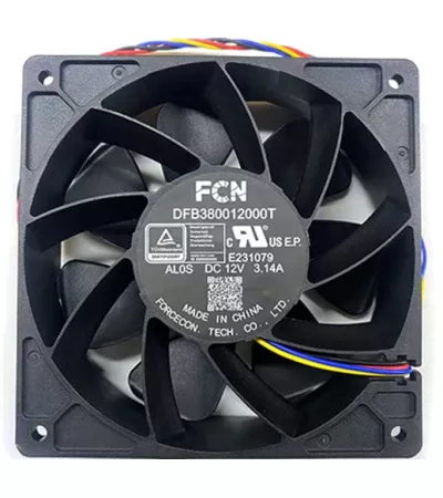 Вентилятор FCN 12 В 3.14 А (DFB380012000T/2×2P)
