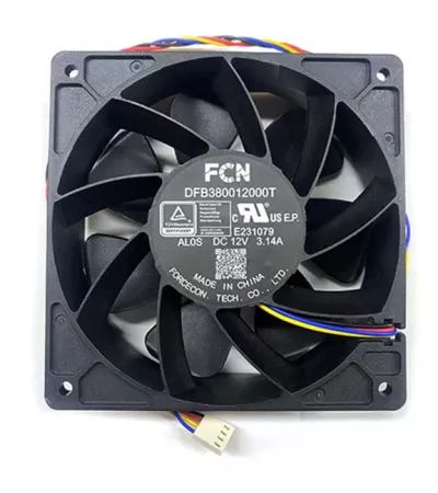 Вентилятор FCN 12 В 3.14 А (DFB380012000T/4P)