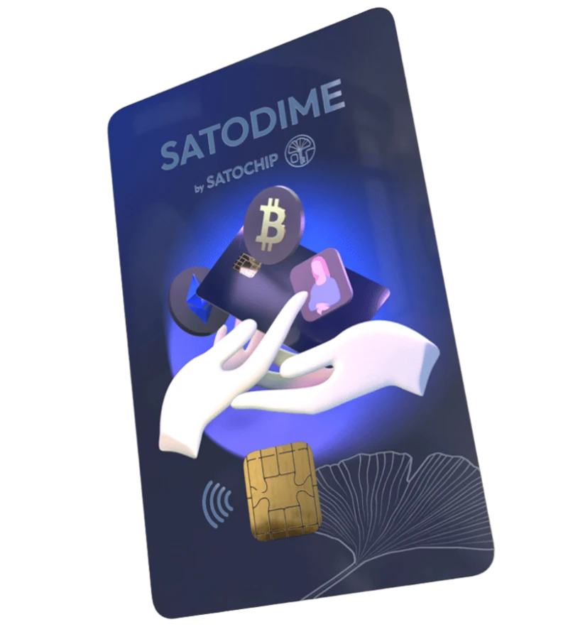 Криптогаманець Satochip Satodime (BTCSAT001)