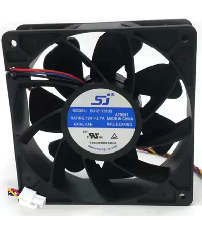 Вентилятор Sj 12 В 2.7 А (SG121238BS/2×2P)