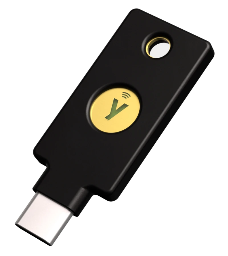 Ключ безпеки Yubico YubiKey 5C NFC (01020)
